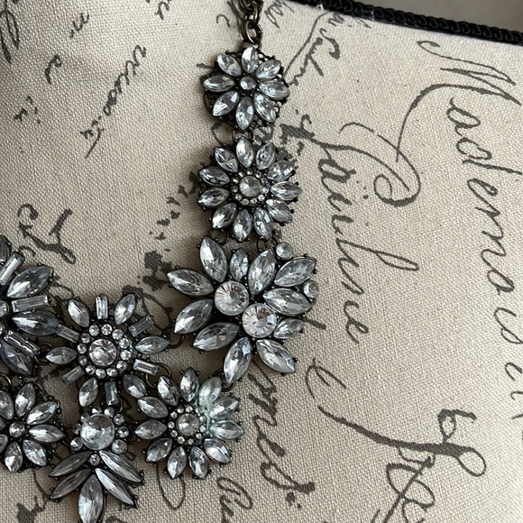 Baublebar dramatic lavallière rhinestone necklace 22” with extension gorgeous - Picture 5 of 16